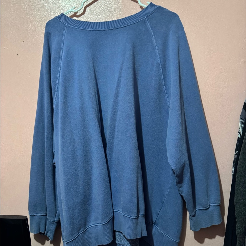 Blue Crewneck Sweatshirt